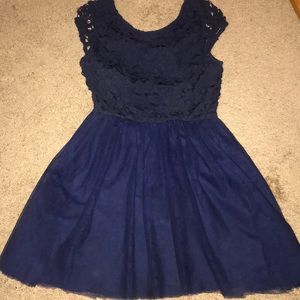 Tulle and lace dress